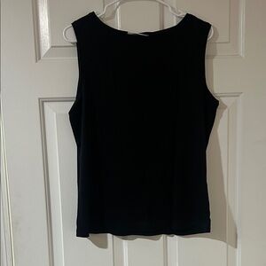 Karen Scott Black Tank Top